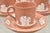 Early 20th Century Wedgwood Terracotta Jasperware Miniature Tea Set Demitasse Cup & Saucer 14 PCS For Sale - Image 9 of 12