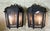 Exceptional Pair of Hand-Forged Iron Wall Lanterns Architectural Sconces For Sale In Miami - Image 6 of 17
