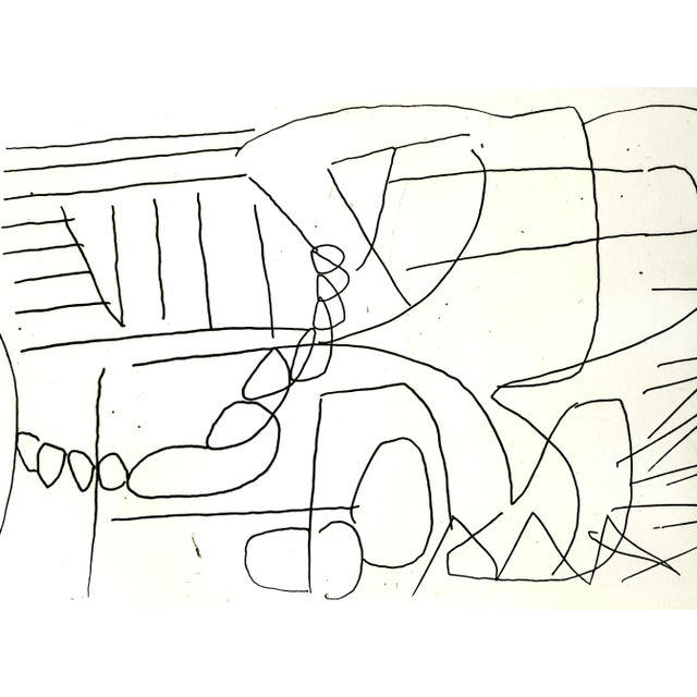 André Lanskoy - Composition - Original Etching 1960 For Sale - Image 4 of 8