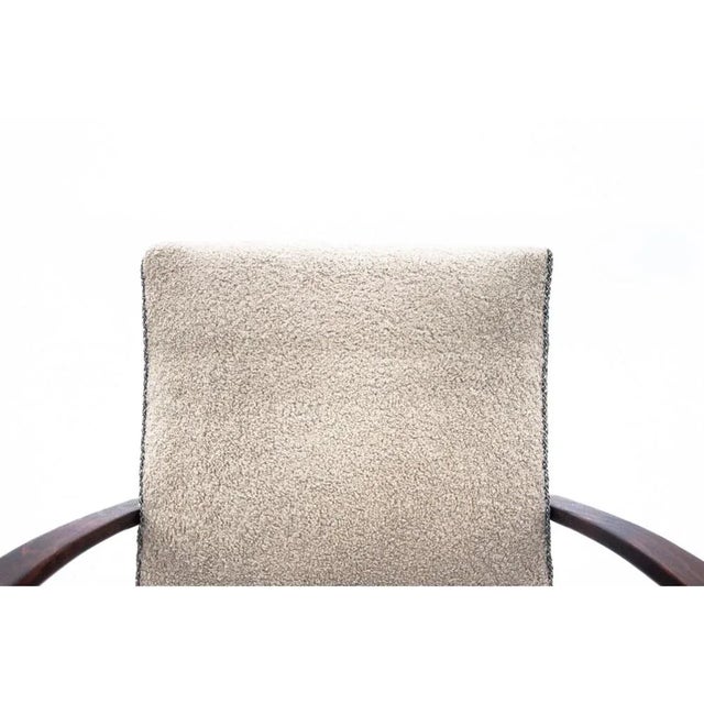 Wood Vintage Art Deco Chairs by J. Halabala, 1930s, Set of 2 For Sale - Image 7 of 15