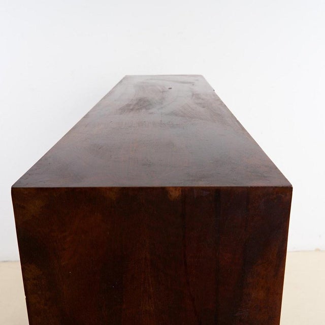 Art Deco Wooden Bookcase, 1930s For Sale - Image 6 of 8