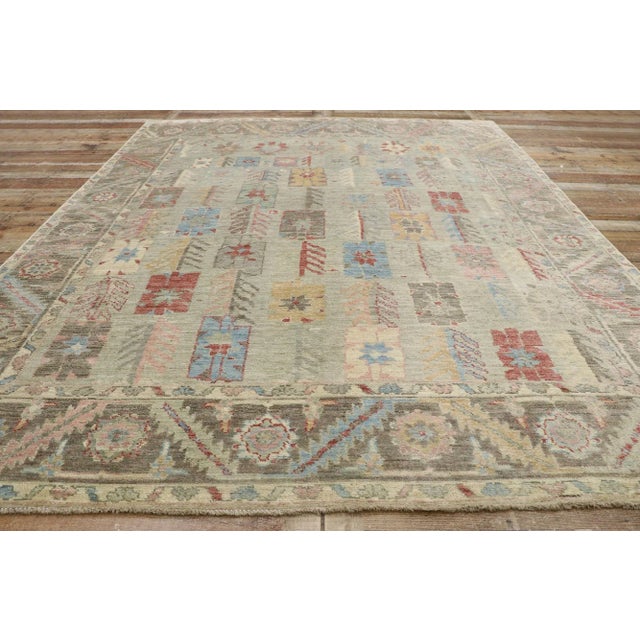 Textile Oushak Style Rug - 09'01 X 11'05 For Sale - Image 7 of 9