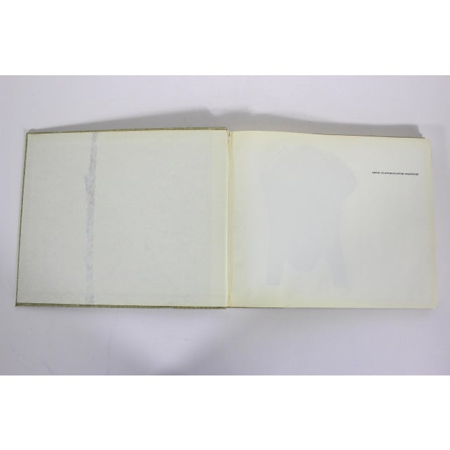 Native American 1965 Eskimo Sculpture Esquimaude Book Hardcover Hard Cover Coffee Table Book Linen Gold Bronze For Sale - Image 3 of 12