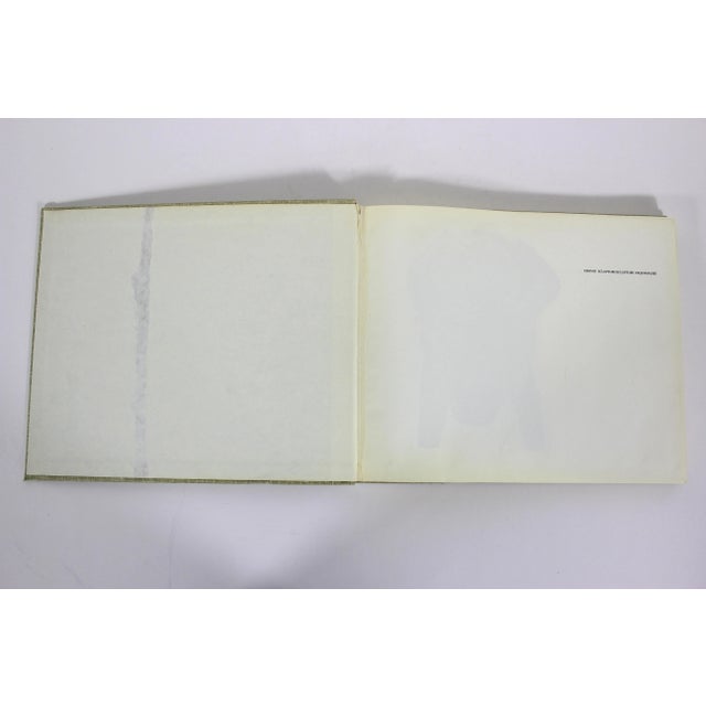 Native American 1965 Eskimo Sculpture Esquimaude Book Hardcover Hard Cover Linen Gold Bronze For Sale - Image 3 of 12