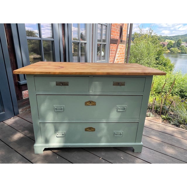 Antique Chest of Drawers in Fir, 1890s For Sale - Image 15 of 18