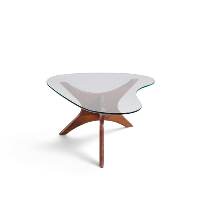 Mid-Century Modern Adrian Pearsall for Craft Associates Mid Century Walnut Jacks Coffee Table For Sale - Image 3 of 9