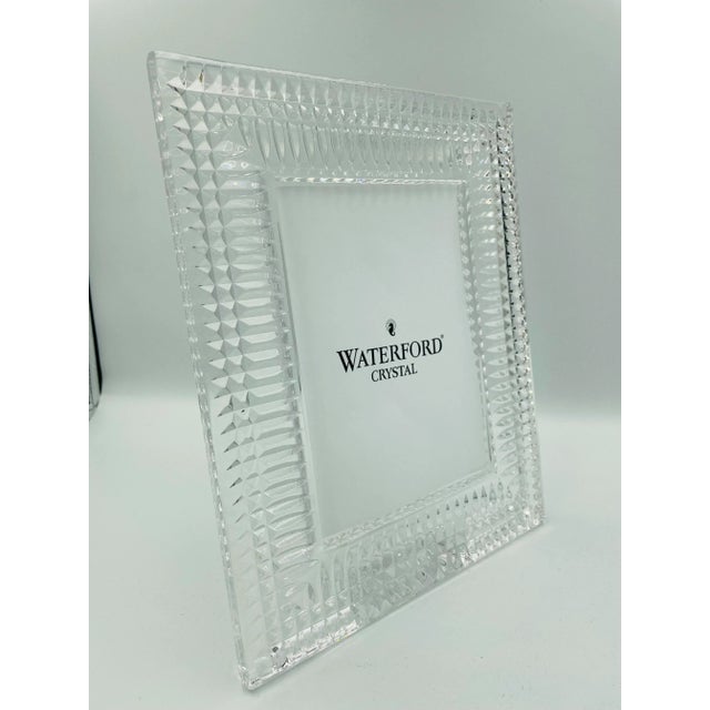 1990s 1990s Waterford Crystal Lismore Diamond Photo Frame For Sale - Image 5 of 11
