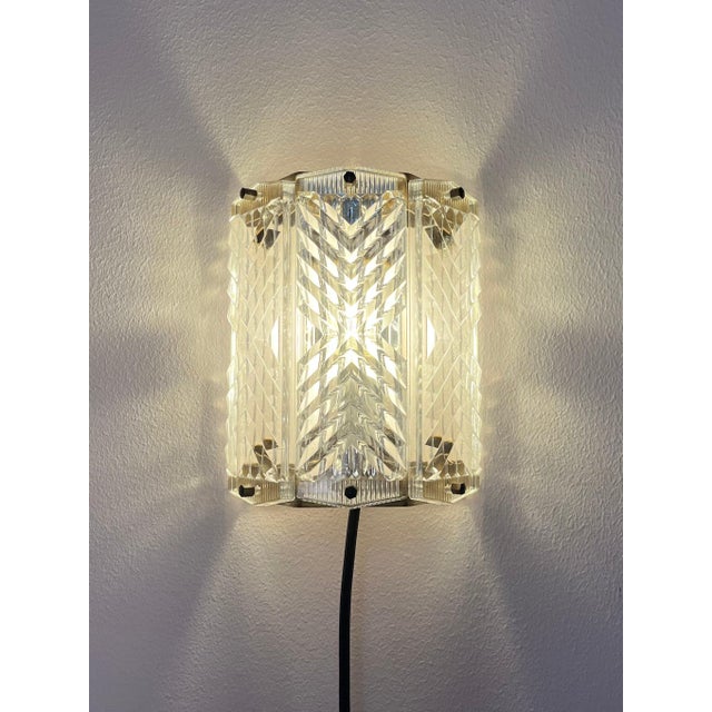 Brass and Glass Wall Lamp by Wiktor Berndt for Flygsfors For Sale - Image 11 of 11