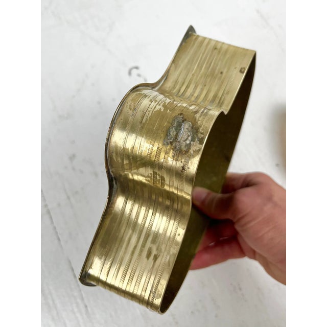 Vintage Brass Shell Box For Sale - Image 10 of 11