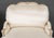 Late 20th Century Louis XV Style White Upholstered Bergeres, Pair For Sale - Image 5 of 8