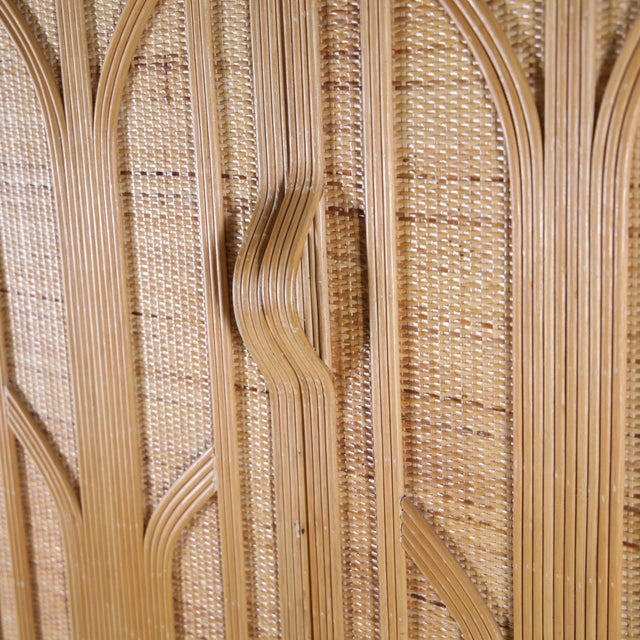 Rattan and Raffia Wardrobe, 1970s For Sale - Image 14 of 15