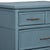 David Francis Aruba Four-Drawer Chest - Regatta Blue For Sale - Image 4 of 9