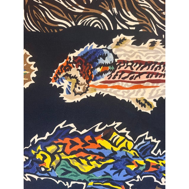 Black Jean Lurçat (1892-1966), Les Brochets" (The Pike) Screen Print Published by Corot in Paris Around 1950 Signed and Numbered For Sale - Image 8 of 12