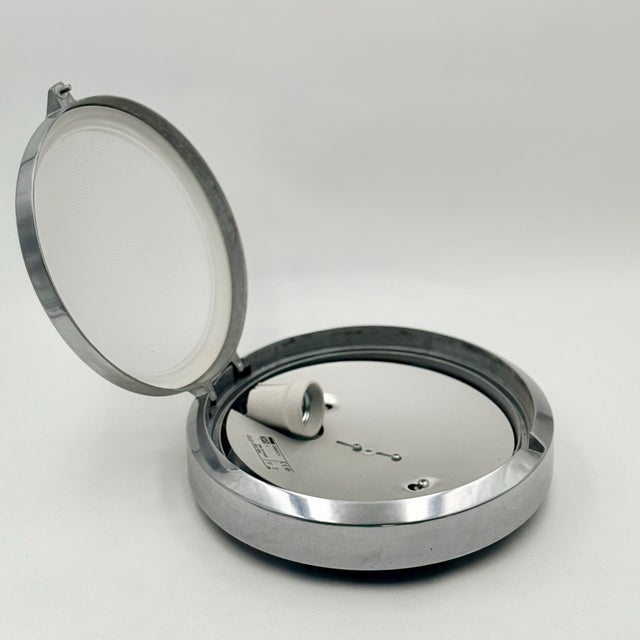 Metal Metropoli D20/27 Flush Mounts by Alberto Meda & Paolo Rizzatto for Luceplan, Italy, 1990s, Set of 2 For Sale - Image 7 of 18