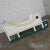 Wood Vintage Sleigh-Style Child, Doll or Dog Bed White With Blue Trim & Nail Head Design For Sale - Image 7 of 13