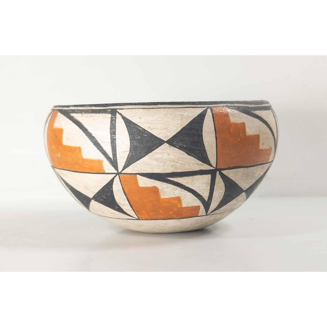 We are selling this pretty Native American Indian Southwest polychrome bowl. This bowl is probably Acoma in origin with...