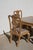 Late 20th Century Late 20th Century Handcrafted Chippendale-Style Game Table and Four Chairs With Leather, Set of 5 For Sale - Image 5 of 14