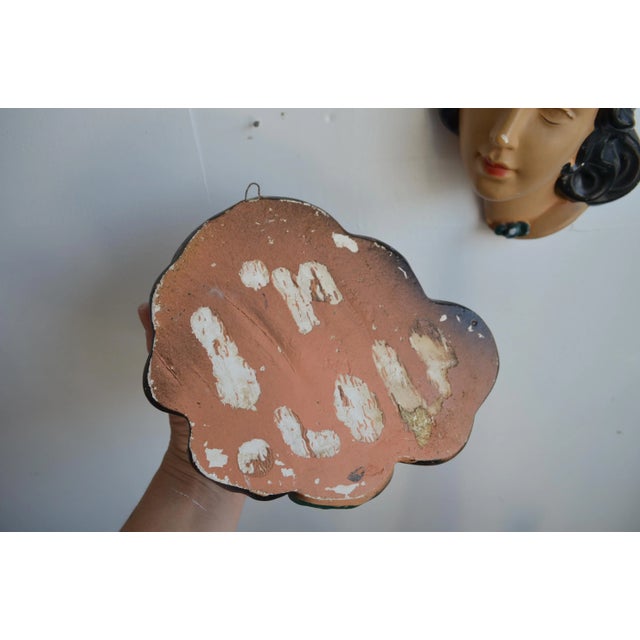 Mid Century Women's Face Masks - a Pair For Sale - Image 4 of 13