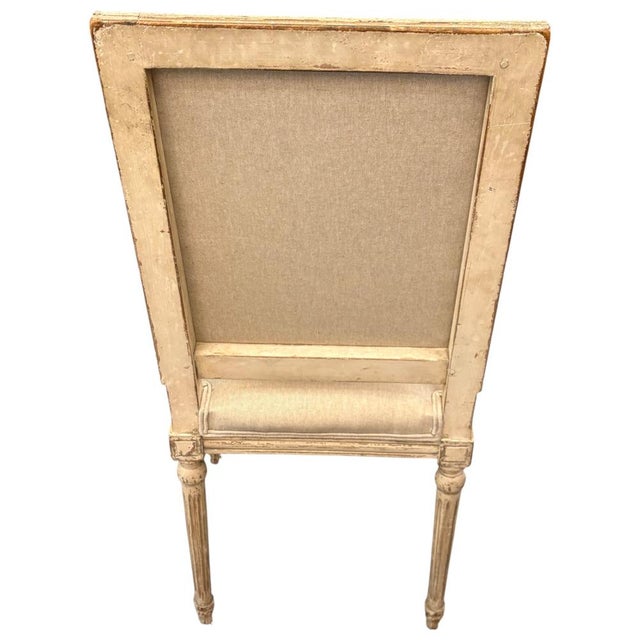 Antique French Louis XVI Chairs, 1890s, Set of 4 For Sale - Image 5 of 11