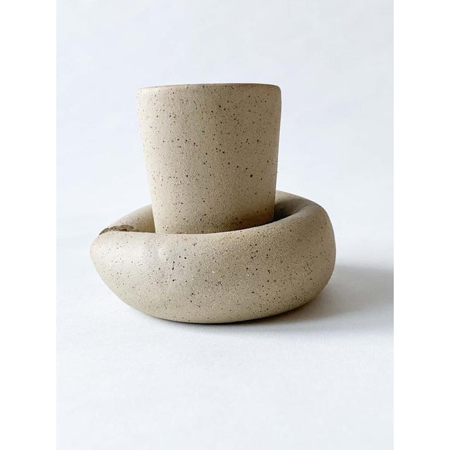 Ceramic In the Cabinet II Decorative Ceramic Vase by Lillian Tørlen For Sale - Image 7 of 8