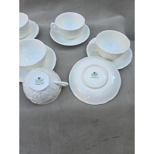 French Country 1980s Coalport Cups and Saucers - 14 pcs For Sale - Image 3 of 5