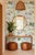 Farmer's Market Toile Grasscloth Wallpaper by House Party | 8 Yards For Sale In Charlotte - Image 6 of 9
