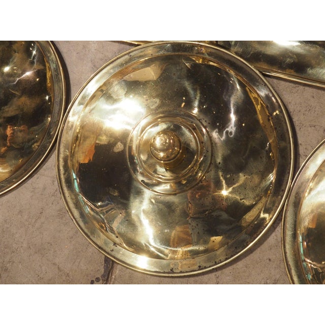 Decorative Antique Brass Kitchen Wall Hanging From Languedoc, France, C. 1910 For Sale - Image 14 of 15