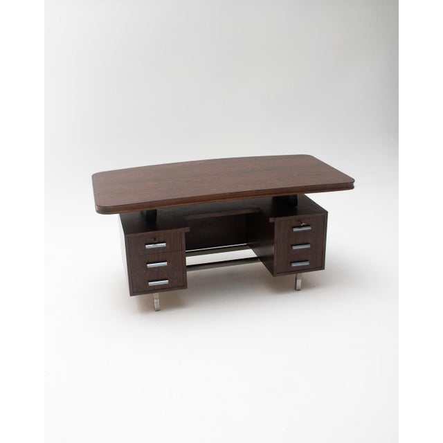 Bauhaus Desk in the style of Mücke-Melder, 1980s For Sale - Image 9 of 13