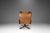 Brown Scandinavian Modern Lounge Chair & Ottoman Set in Beech & Leather by Soda Galvano for Vatne Mobler, Norway, C. 1970s For Sale - Image 8 of 18