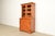 American Ethan Allen American Colonial Solid Maple Breakfront Bookcase Cabinet, Circa 1960s For Sale - Image 3 of 18
