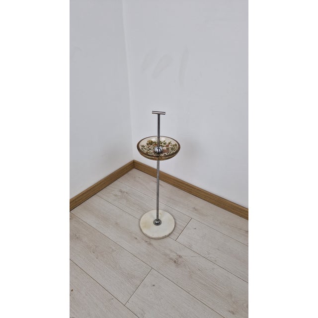 Vintage Ashtray in Chromed Brass with Resin Tray, 1960s For Sale - Image 10 of 10