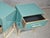 Blue Azure Bedside Tables in Wood and Brass Edges from Justfurnituress SRL, Set of 2 For Sale - Image 8 of 9