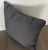 Contemporary Italian Gray Velvet Pillow For Sale - Image 4 of 5