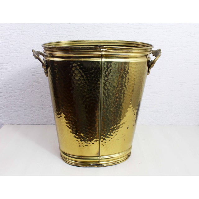 Mid-Century Modern Brass Umbrella Holder, 1960s For Sale - Image 3 of 11