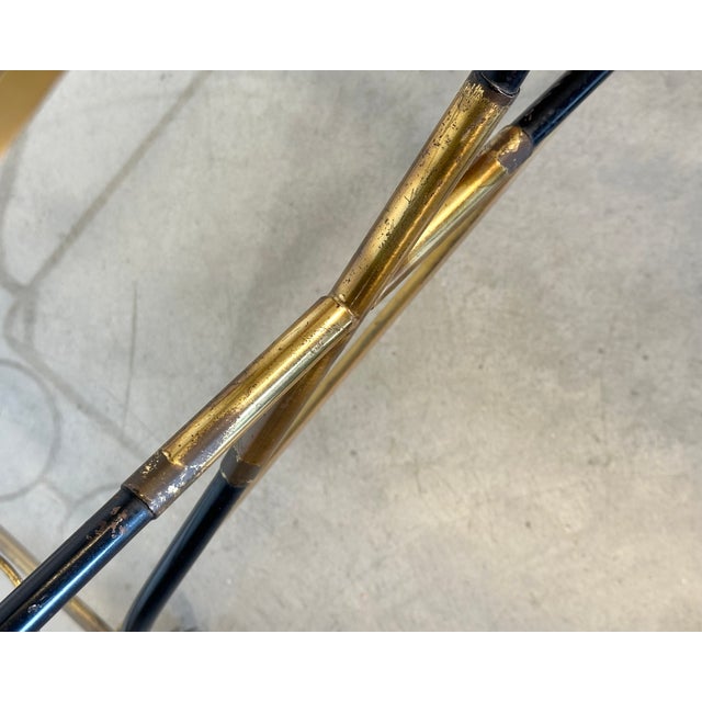 Brass and Glass Bar Trolley, 1960s For Sale - Image 14 of 17