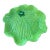 Vintage French Py Green Ceramic Lily Pad Decorative Plate For Sale
