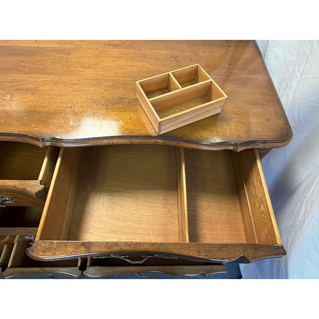 Brown Vintage Bodart French Provincial 9-Drawer Chest of Drawers For Sale - Image 8 of 12
