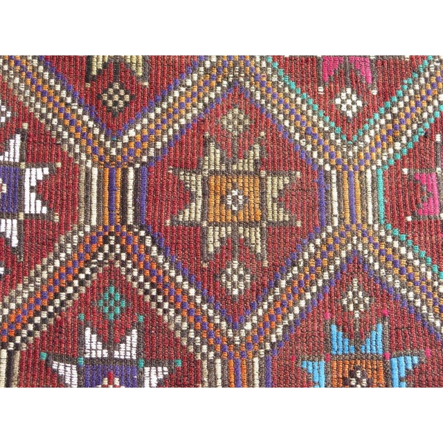 Vintage Turkish Kilim Rug - 74x123" For Sale In Raleigh - Image 6 of 12