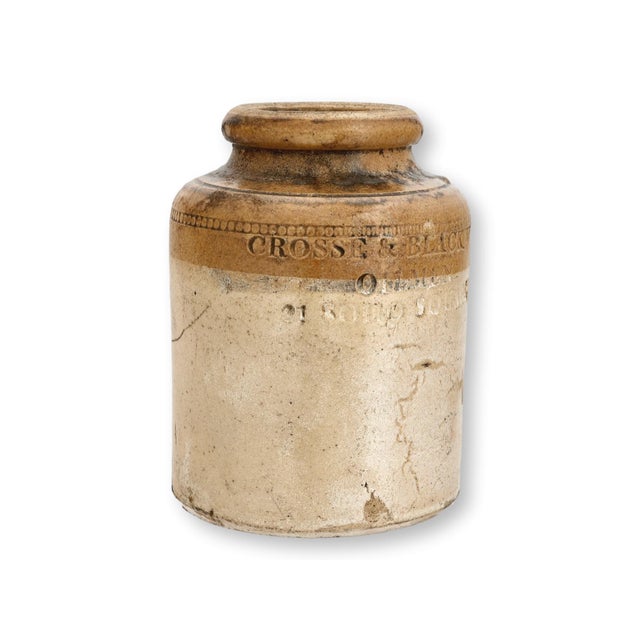 19thC English Stoneware Crock For Sale In Los Angeles - Image 6 of 6