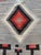 Early 20th Century Authentic Navajo Rug c.1930 Handwoven Wool Red & Tan Diamond Pattern 4'9" x 7'2" For Sale - Image 4 of 15