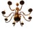 Flemish 8-Armed Chandelier with Eagle For Sale