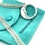 Contemporary Tiffany & Co. Sterling Silver Vintage Moon Double Chain Necklace 10.5g For Sale - Image 3 of 6