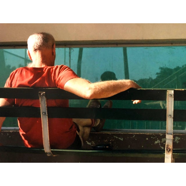 Jerome Liebling (1924-2011) New York, color photograph. Handball Players Miami Beach Florida 1983. Signed on verso....