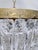 Vintage French Style Crystal Basket Chandelier With Ornate Brass Crown For Sale - Image 10 of 12