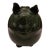 Vintage Mid Century Modern Jade Color Piggy Bank For Sale