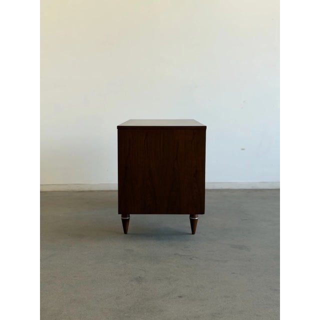 1960s Attributed Broyhill Mid-Century Walnut Executive Desk For Sale - Image 9 of 16