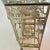Vintage Maitland-Smith Hollywood Regency Silver Leaf Wine Rack Console Table - 30 Wells, Demi-Lune Design, Attributed For Sale - Image 15 of 16