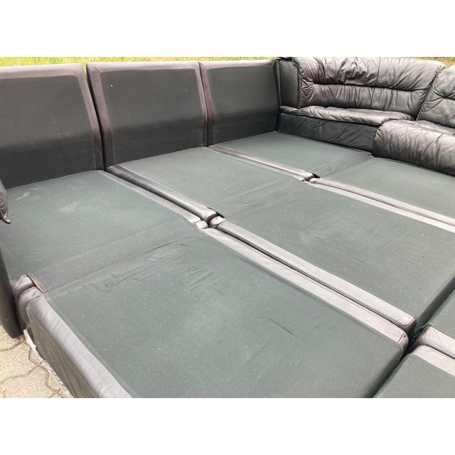 Modular Leather Sofa from Dreipunkt International, 1970s, Set of 5 For Sale - Image 13 of 18