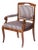 Biedermeier Armchair in Walnut Veneer, Spruce & Oak, 1830s For Sale