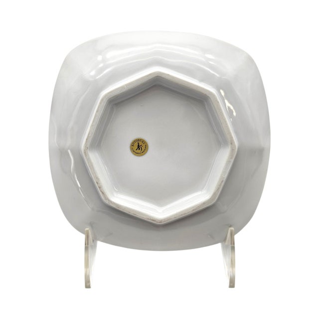 Vintage Kotobuki Japan Rabbit Square Plates, Set of 2, 8.75" For Sale - Image 11 of 12